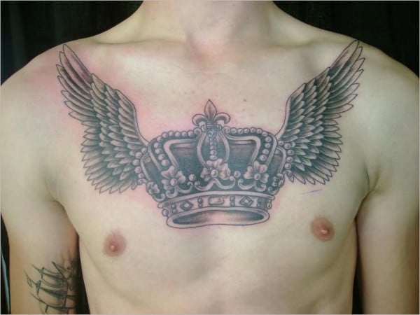 angel crown tattoo