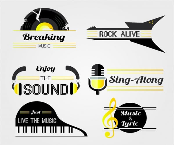 10 cool music stickers psd ai vector eps free premium templates