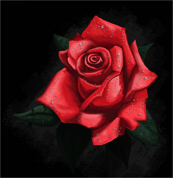 9 Rose Paintings Free Premium Templates Free Premium Templates