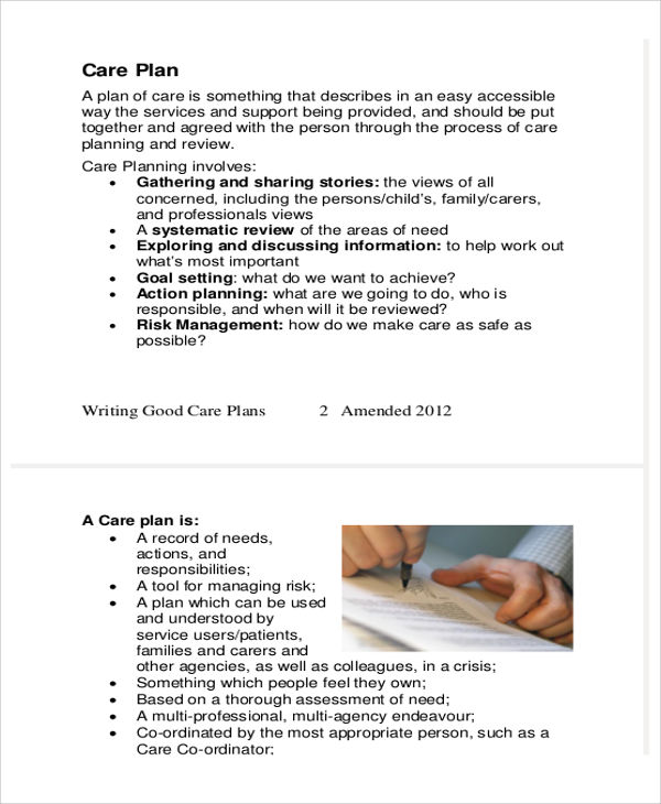 15-basic-care-plan-templates-word-pdf-format-download