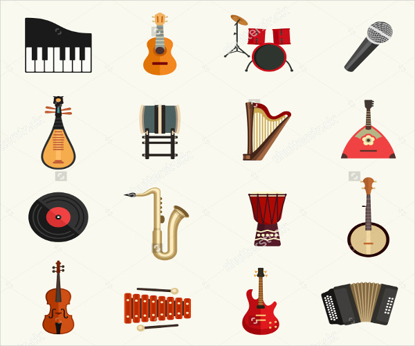 10+ Cool Music Stickers PSD, AI, Vector EPS