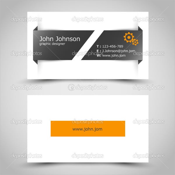 business card stickers