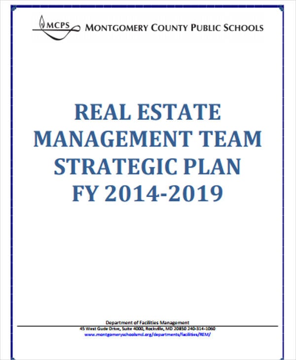 real estate sales strategy plan template