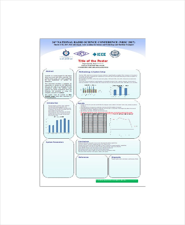 conference poster presentation template