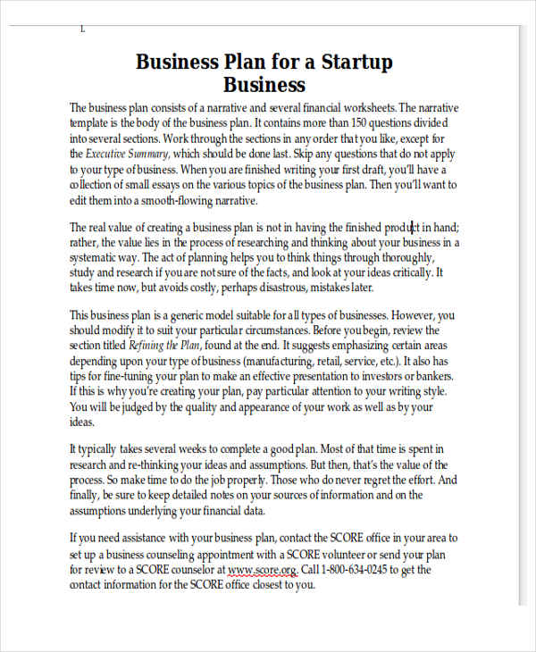 personal chef business plan sample