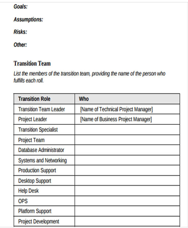 project task to do list template