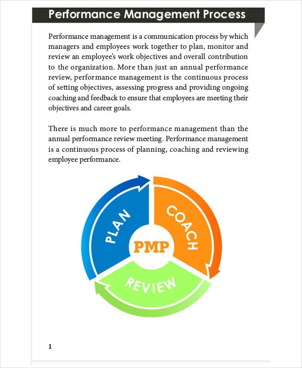 performance management action plan template
