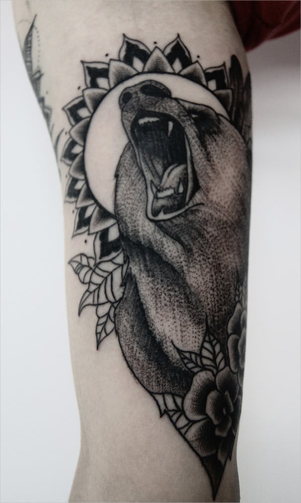 animal: Animal Mandala Sleeve Tattoo
