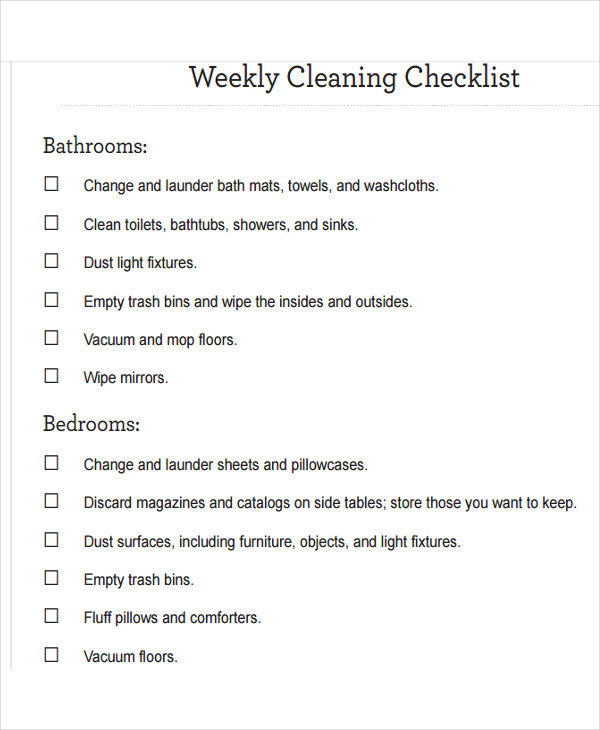 18+ Restaurant Cleaning Schedule Templates in Google Docs | Google ...