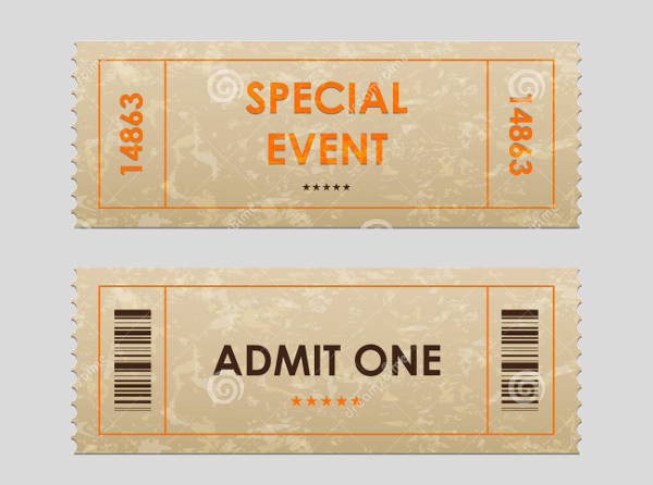 6+ Entrance Ticket Templates - Free PSD, AI, Vector EPS Format Download