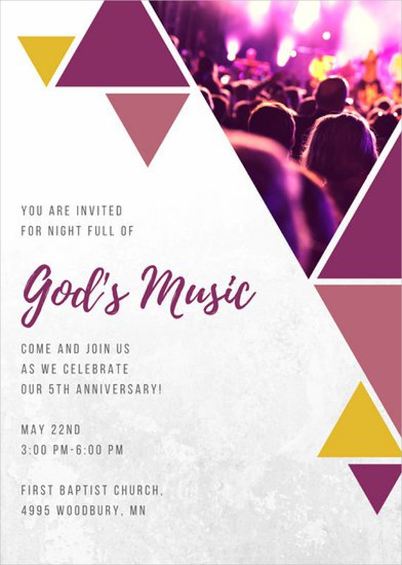 invitation letter program youth for 8 Templates Church Free Invitation Sample,    Example