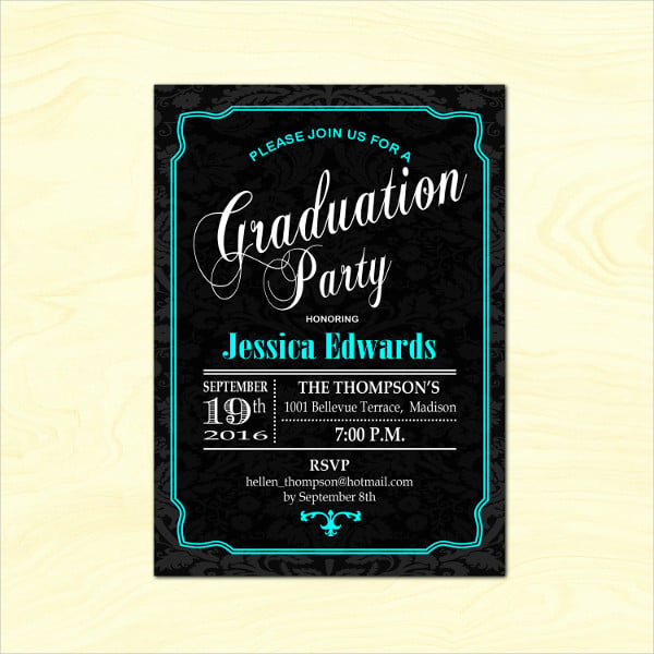 diy graduation party invitation