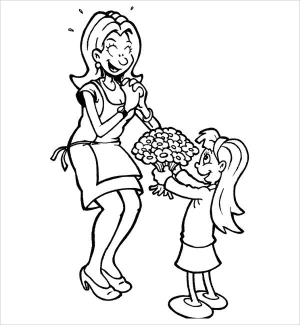 printable womens day coloring pages
