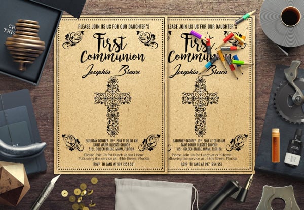 church invitation card template1