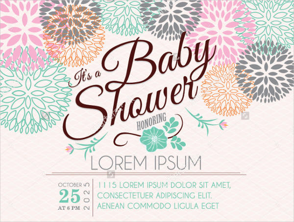 surprise baby shower invitation template