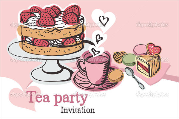 office tea party invitation