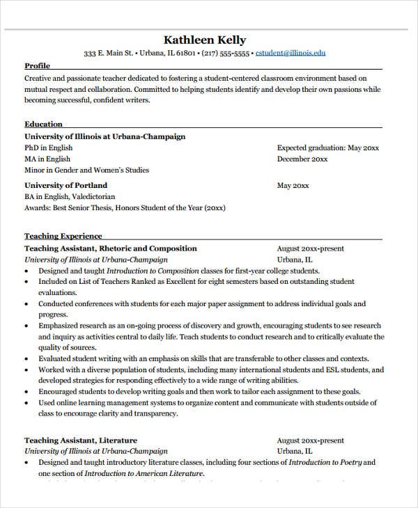 teacher letter format template