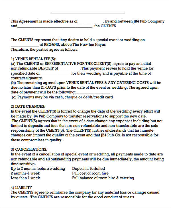 Wedding Payment Schedule Template 8+ Free Word ,PDF Format Download!