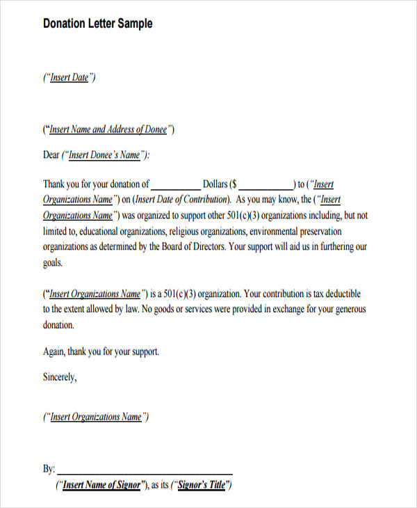 20+ Gift Letter Templates Word, PDF