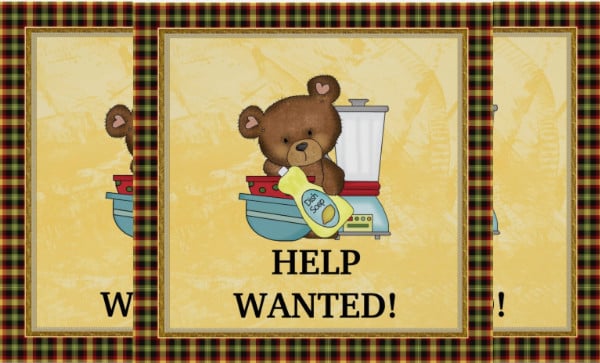 help wanted poster template for kids