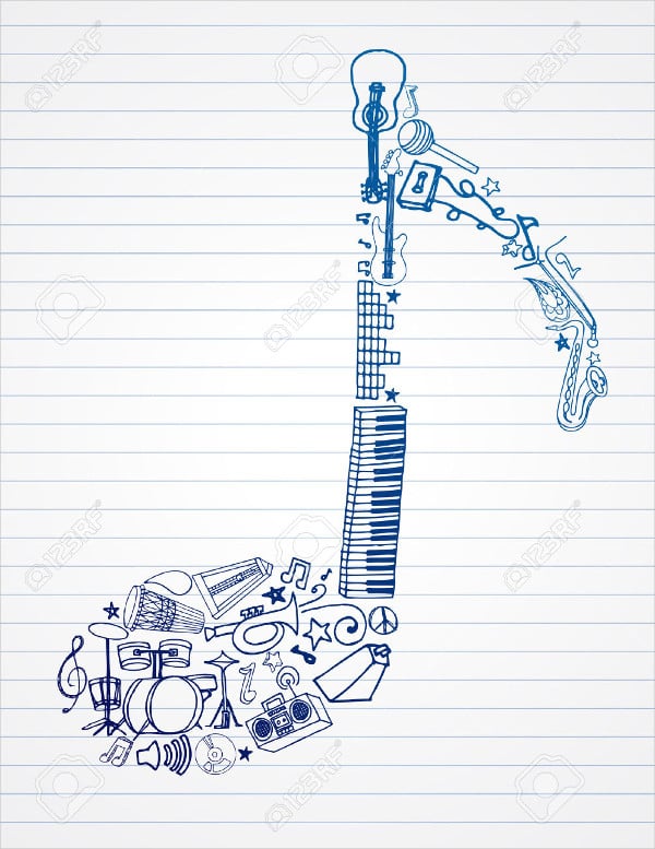 music drawings