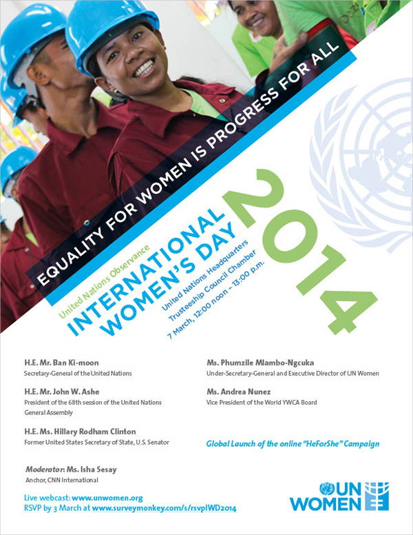 international womens day invitation