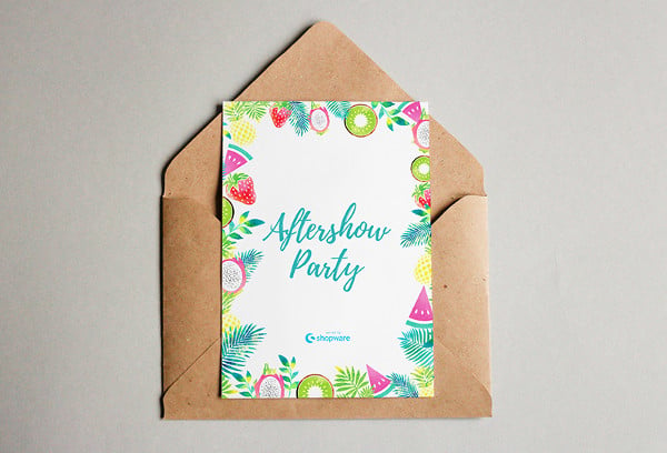 free printable party invitation