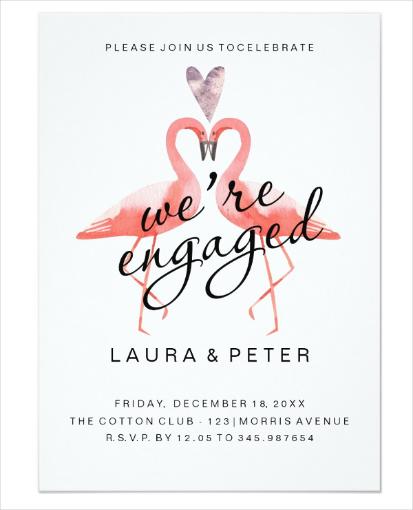 engagement announcement invitation