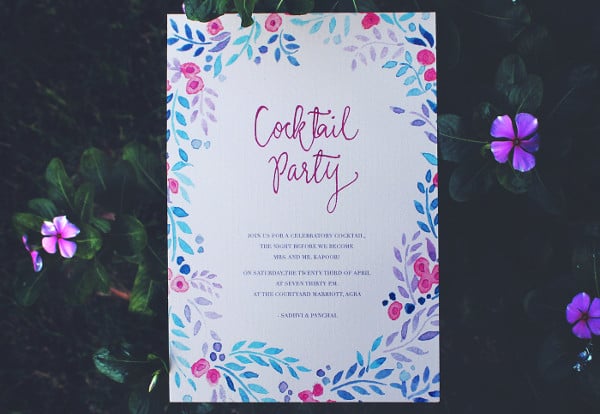 wedding cocktail party invitation1