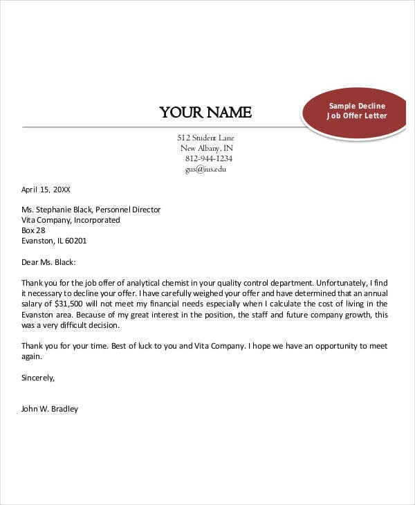 sample letter of dual employment
