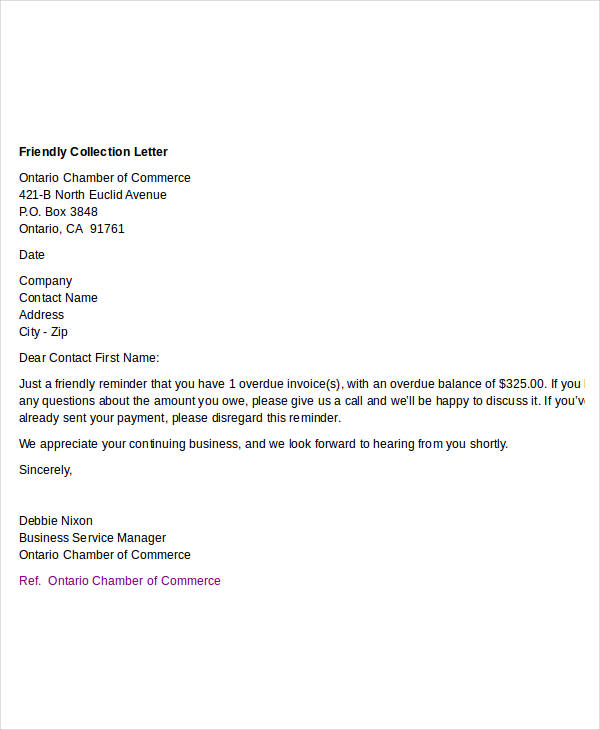 Simple Collection Note 10+ Collection Letter Samples - Google Docs, MS Word, Apple Pages