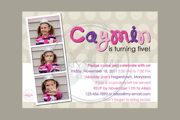 Photo Booth Party Invitation