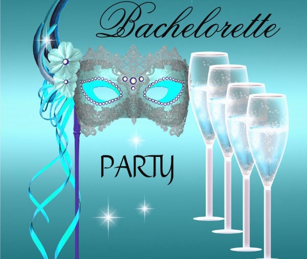 spa bachelorette party invitation