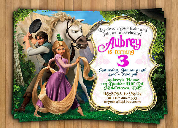disney princess party invitation1