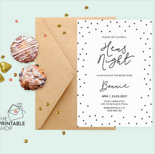 8+ Hen Party Invitations Free Sample, Example, Format Download Free