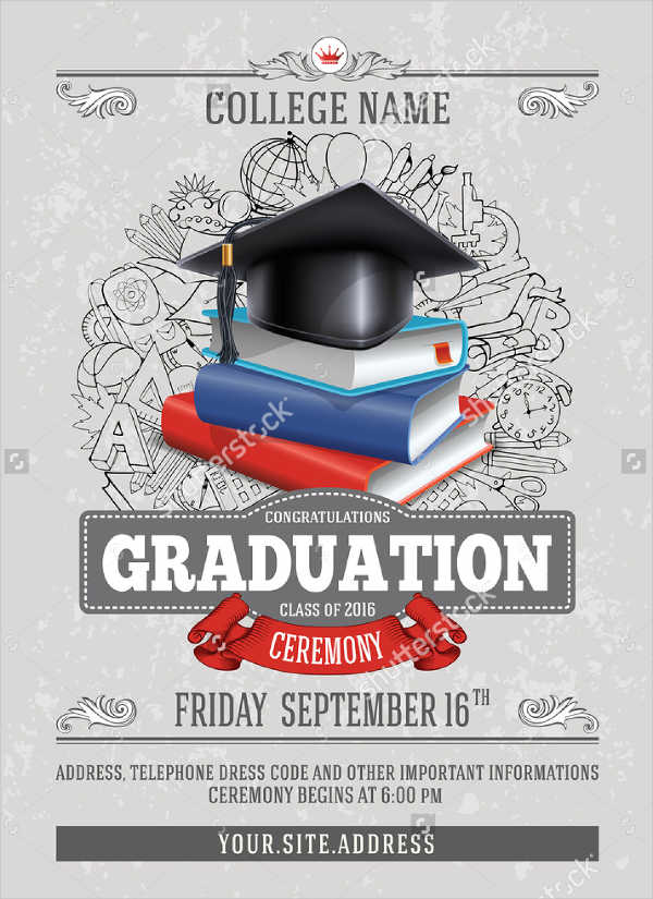 formal graduation party invitation
