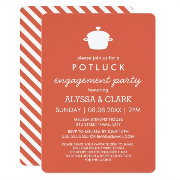 12+ Potluck Party Invitation Designs & Templates - Psd, Ai