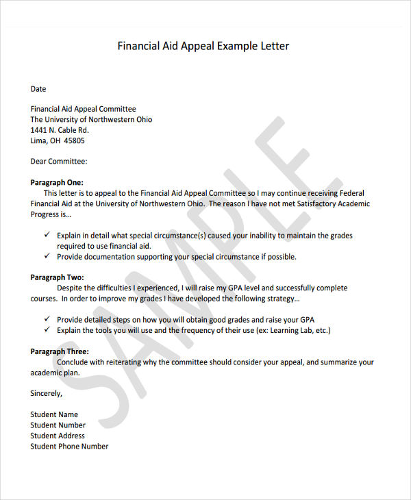 Letter Of Financial Support Collection | Letter Template ...