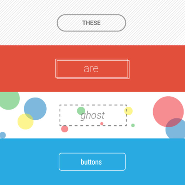 free ghost psd button