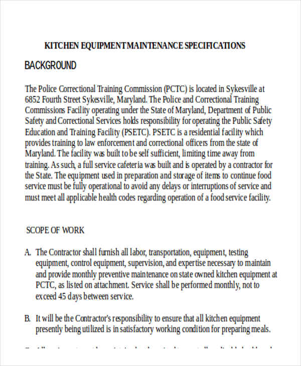 Equipment Maintenance Schedule Template - 10+ Free Word, PDF Format