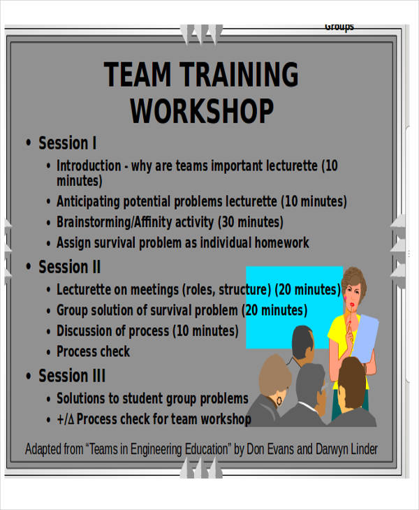 team training presentation template