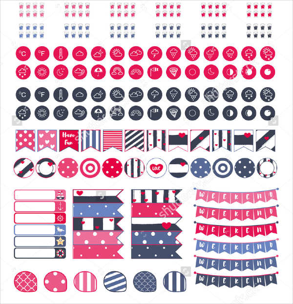 small planner stickers