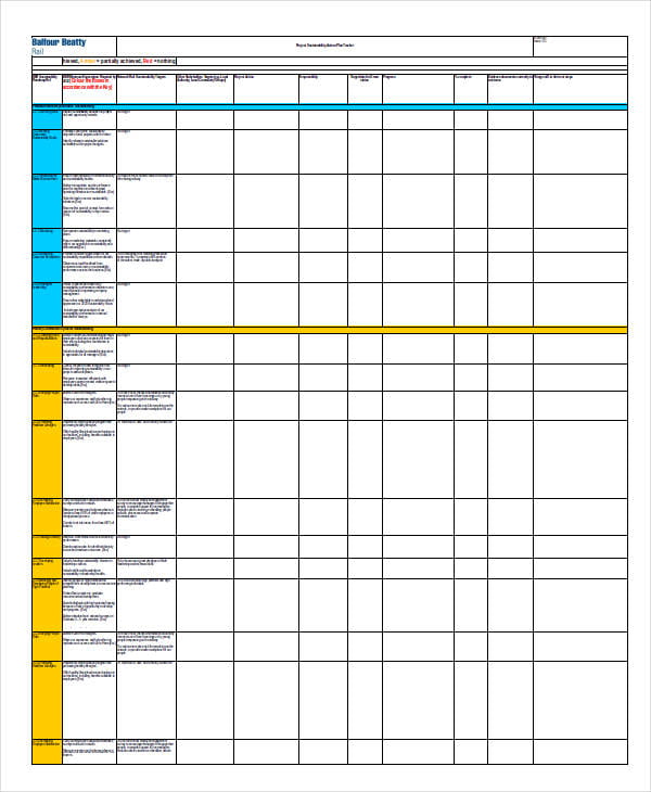 Project Management Report Template Excel