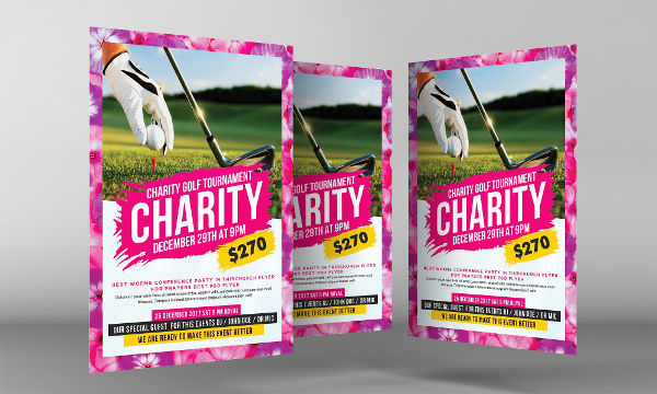 -Golf Tournament Event Invitation Template