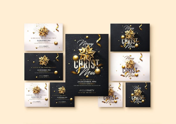 christmas party event invitation