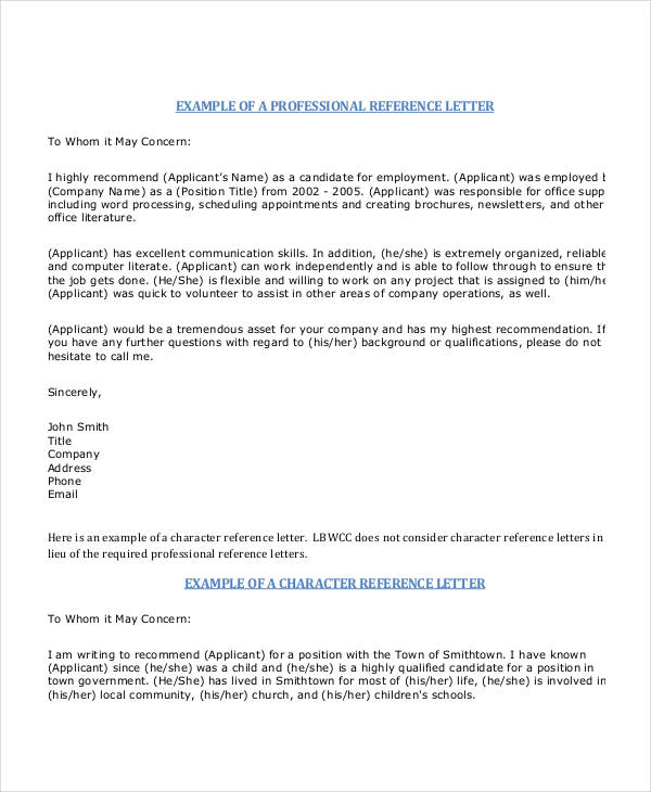 professional-reference-letter-template