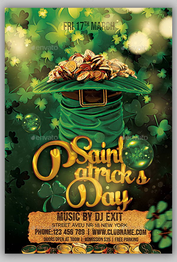10+ St Patricks Day Flyer Templates PSD, AI Free & Premium