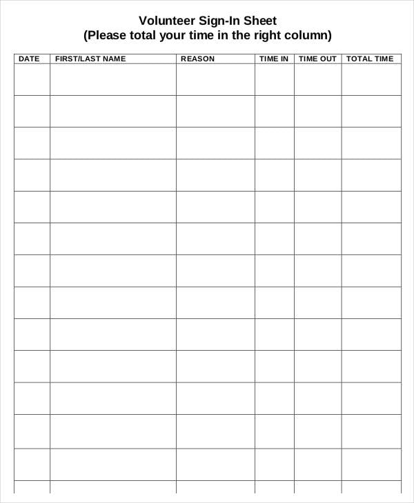 volunteer-sign-in-sheet-templates-14-free-pdf-documents-download