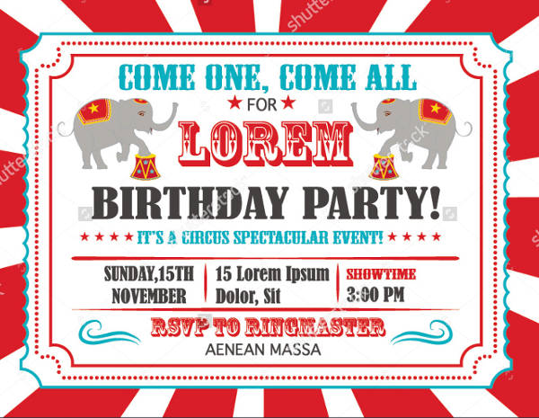 free birthday party invitation