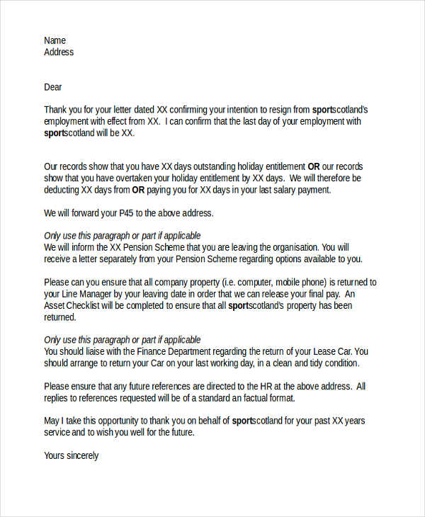 incredible-templates-for-one-months-notice-period-resignation-letter